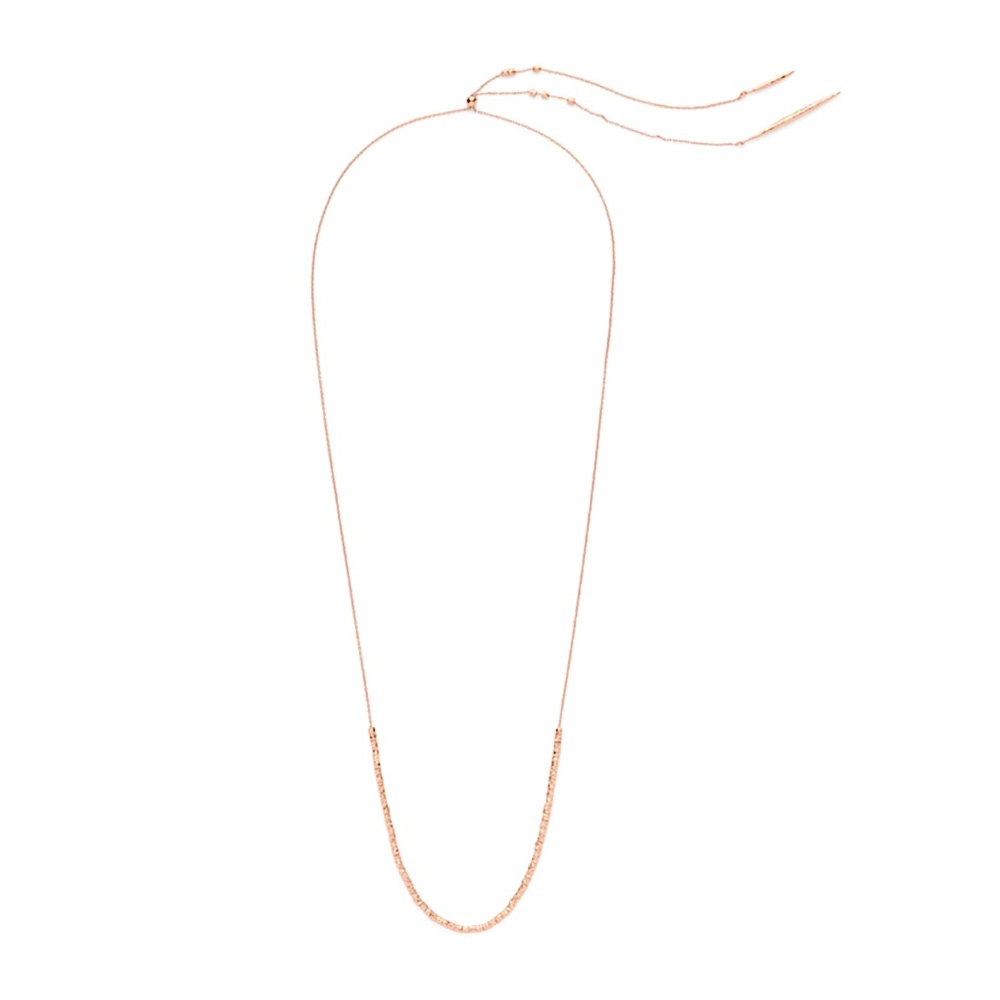 Gorjana NWT Rose Gold Laguna Adjustable Necklace
